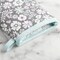 Martha Stewart Ditsy Floral Mini Oven Mitt 2-Pack Set, Grey, 5.5"X8"